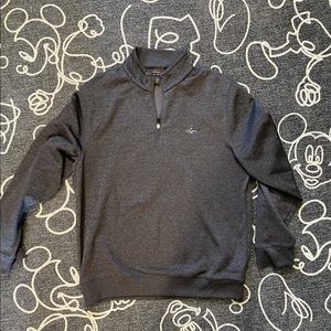 Greg Norman gray golf 1/4 zip